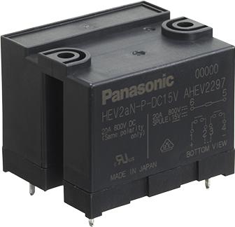 Panasonic Industry-HEV2AN-P-DC24V Power Relays Power Relay 24VDC 25A DPST-NO(41mm 50mm 39.4mm) THT