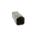 Conn Rectangular PIN 6 POS Crimp ST Cable Mount