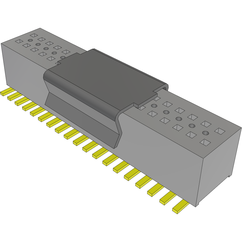 Samtec-CLE-119-01-G-DV-A-P-TR Steckverbinderleisten und Leiterplattenbuchsen Conn Socket Strip SKT 38 POS 0.8mm Solder ST SMD T/R