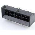 Conn Wire to Board HDR 20 POS 3mm Solder RA Side Entry Thru-Hole Tray