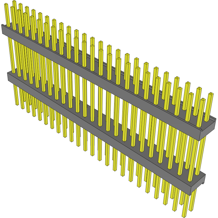 Samtec-EW-24-13-L-D-670 Steckverbinderleisten und Leiterplattenbuchsen Conn Board Stacker HDR 48 POS 2.54mm Solder ST Top Entry Thru-Hole Bulk