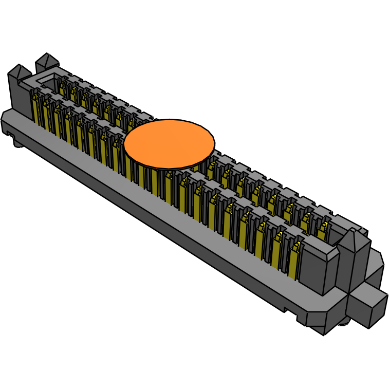 Samtec-SEAM-20-02.0-STL-04-1-A-K-TR Connector Headers and PCB Receptacles Conn Open Pin Field Array HDR 80 POS 1.27mm Solder ST SMD T/R