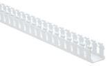 HellermannTyton-181-15514 Conduits de câblage Wiring Ducts Slotted Square without Cover Mounting Holes Polyvinyl Chloride White Box