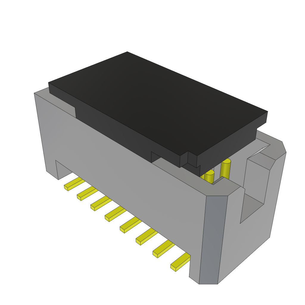 Samtec-TFM-108-02-L-D-P-TR Steckverbinderleisten und Leiterplattenbuchsen Conn Shrouded Header (4 Sides) HDR 16 POS 1.27mm Solder ST Top Entry SMD T/R