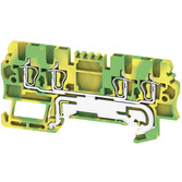 Weidmuller-1775620000 Steckverbinder, Klemmenblöcke Conn Ground Terminal Block F 4 POS Tension Clamp ST T DIN Rail