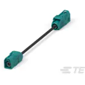 TE Connectivity-2081376-1 Kabelbaugruppen Koaxial Cable Assembly Coaxial 0.3m FAKRA to FAKRA F-F Bag