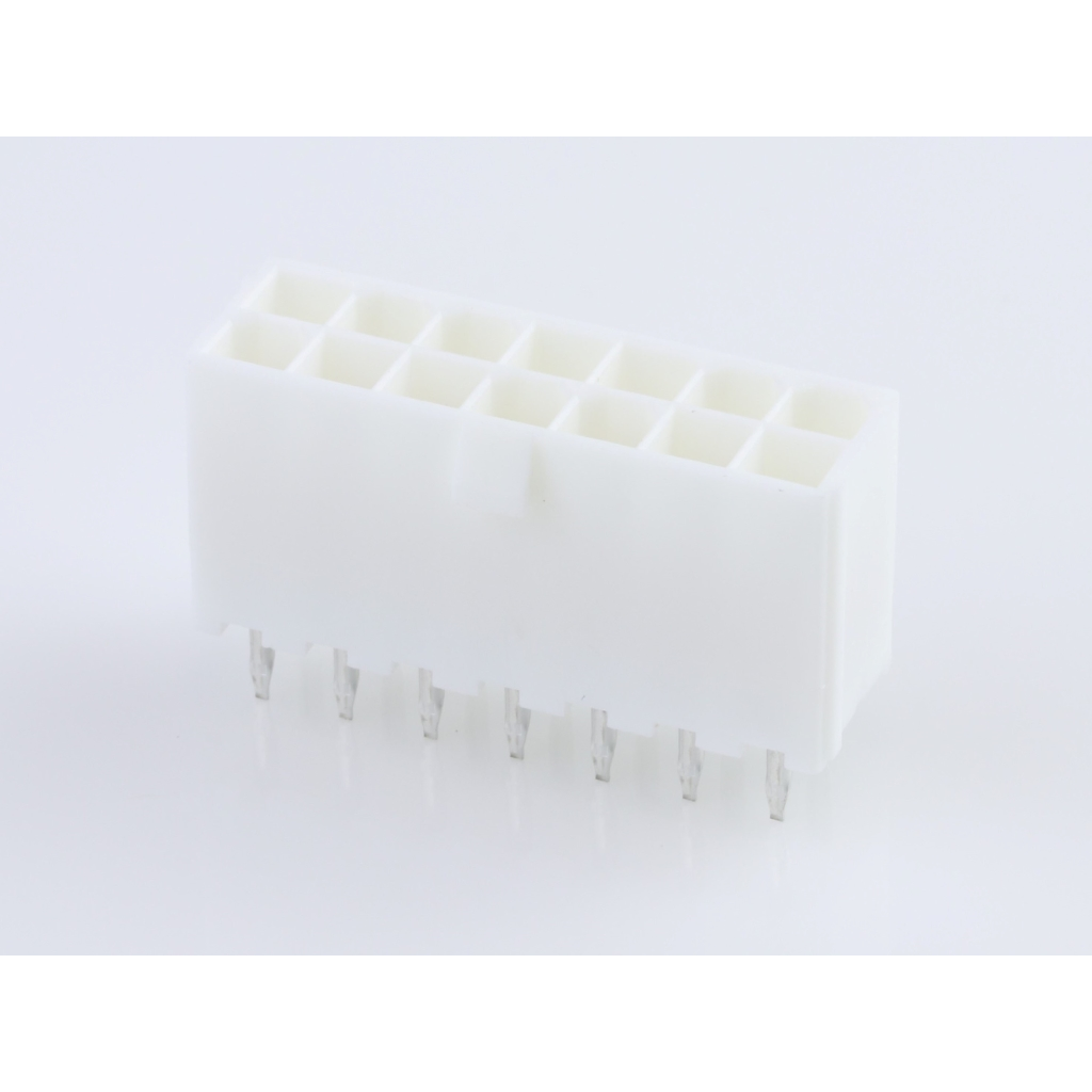 Molex-39-31-0148 连接器插头及 PCB 插座 Conn Wire to Board HDR 14Power POS 4.2mm Solder ST Top Entry Thru-Hole Mini-Fit Jr Bag