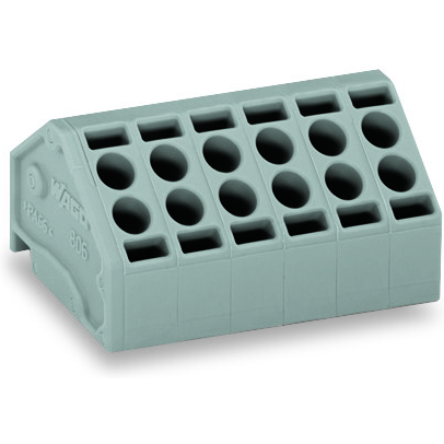 WAGO-806-111 Steckverbinder, Klemmenblöcke 2-Conductor PCB Terminal Block, 1.5 mm2, Pin spacing 5 mm, 11-pole, Push- in Cage Clamp