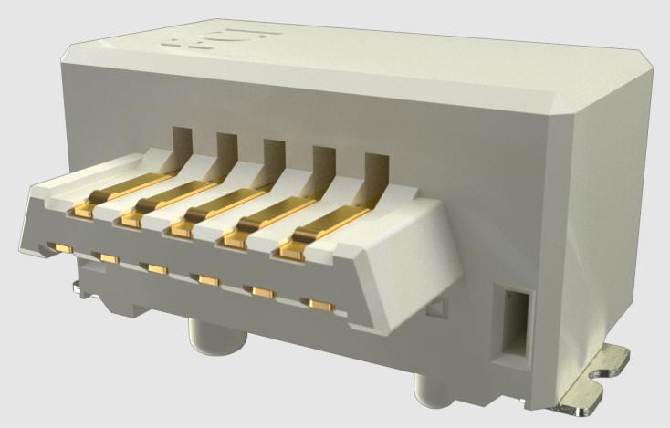 Amphenol Communications Solutions-10162583-411111LF Steckverbinderleisten und Leiterplattenbuchsen Conn Board to Board HDR 11 POS 2.5mm Solder RA Side Entry SMD T/R