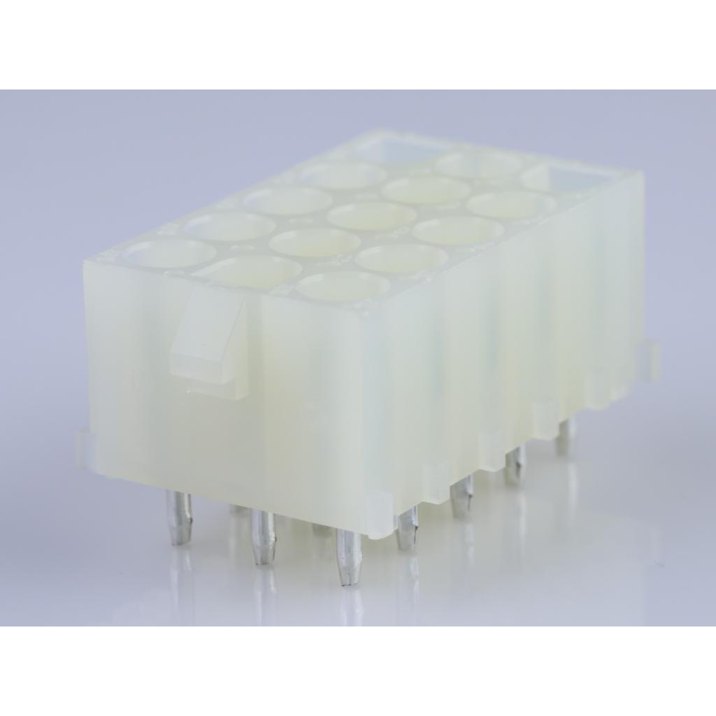 Molex-10-84-4150 Connector Headers and PCB Receptacles Conn Wire to Board HDR 15Power POS 6.35mm Solder ST Top Entry Thru-Hole MLX Bag