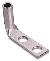 Thomas & Betts-54854BEUB0828 Steckverbinderanschlüsse Copper Two-Hole Lug, 90 Degree Bend Long Barrel, Blind End, Max 35kV, Wire Size 4 AWG, 1/2 Inch Bolt Size, 1-3/4 Inch Hole Spacing, Tin Plated, Die Code 29, Die Color Code Gray