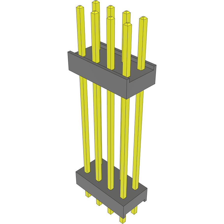 Samtec-DW-04-13-F-D-890 Steckverbinderleisten und Leiterplattenbuchsen Conn Board Stacker HDR 8 POS 2.54mm Solder ST Top Entry Thru-Hole Bulk