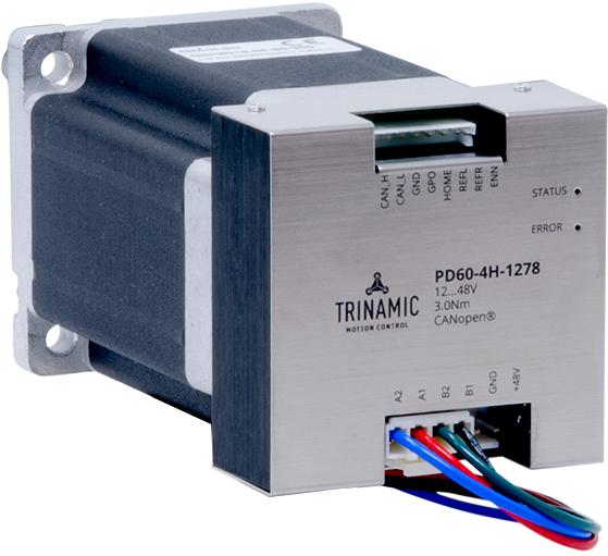 Analog Devices-PD60-4H-1278-CANOPEN Schrittmotoren Stepper Motors Hybrid Bipolar Square 2.1V 9A 0.15Ohm 840g.cm² 3 1.8° 1Shaft
