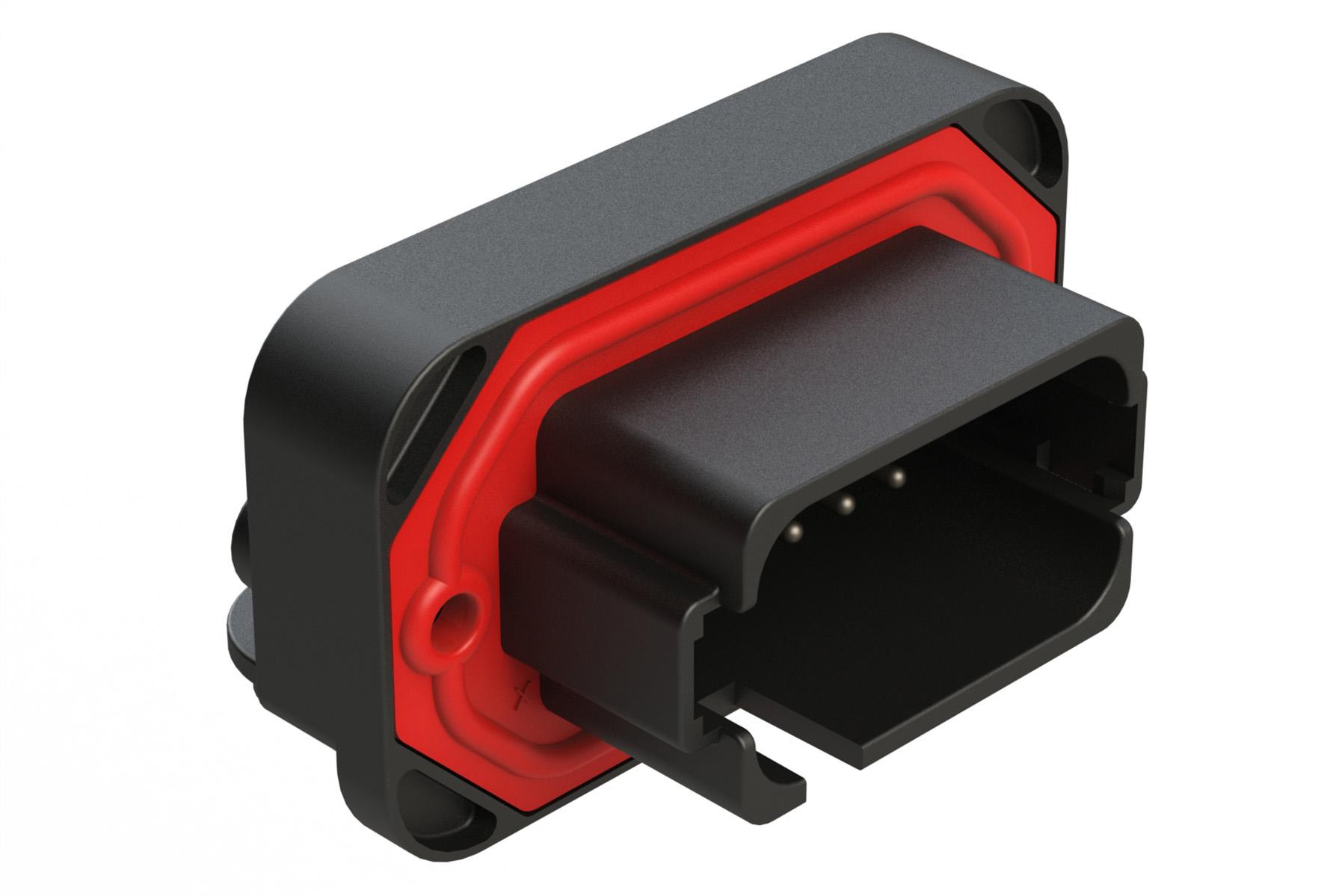 Amphenol-AT13-18PE-BM04BK Steckverbinderleisten und Leiterplattenbuchsen Conn Shrouded Header (4 Sides) HDR 18 POS 4.68mm Solder RA Side Entry Thru-Hole