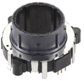 ALPS ALPINE CO., LTD-EC40A1520405 Mechanical Encoders Mechanical Encoder Rotary Incremental Hollow 0.04N.m Straight Quadrature Digital Square Wave 15PPR Through Hole PC Pin