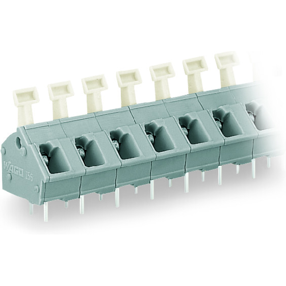 WAGO-256-506 Steckverbinder, Klemmenblöcke Conn Terminal Block 1 POS 10mm/10.16mm Solder ST Thru-Hole 24A Box