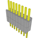 Conn Board Stacker HDR 8 POS 1.27mm Solder ST Thru-Hole Tube