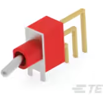 Switch Toggle ON OFF ON SPDT Short Bat Lever PC Pins 20VAC 20VDC 0.4VA PC Mount with Bracket Bulk