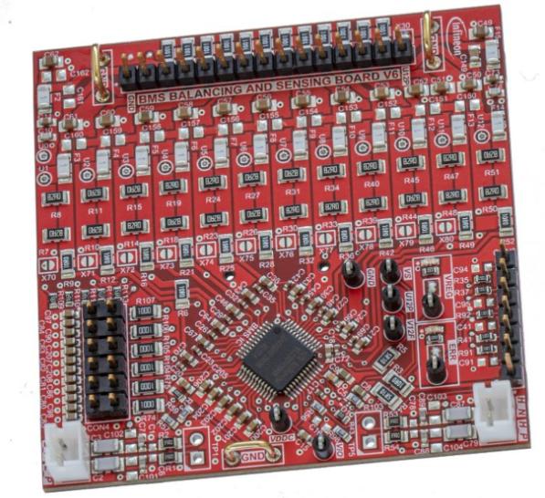Infineon Technologies AG-TLE9012DQUDTRBMS2TOBO1 Placas y kits de desarrollo de administración de potencia Battery Monitor Power Management Evaluation Board