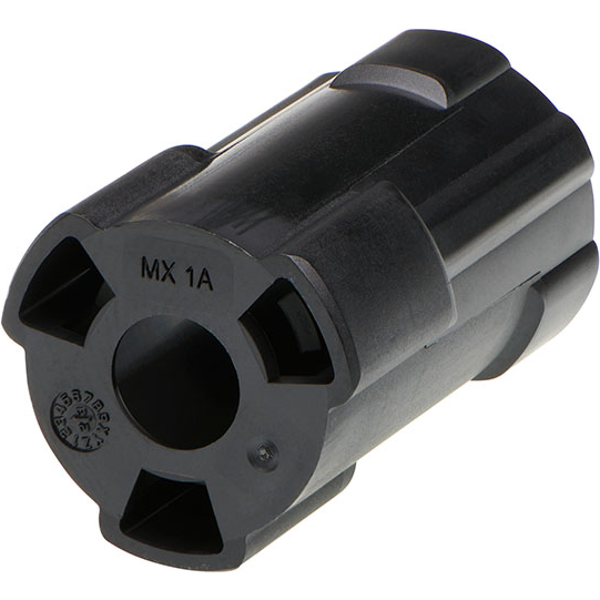 Molex-2207181001 Custodia filo connettore dedicato HyperQube 6.00mm, Plug Housing, Black, Bag