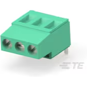 TE Connectivity-282862-3 Steckverbinder, Klemmenblöcke Conn Eurostyle Block M 3 POS 5mm Solder RA Thru-Hole 24A/Contact Box