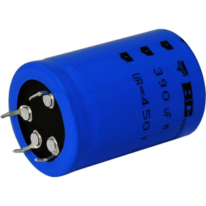 Vishay-MAL209516471E3 Condensateurs en aluminium Cap Aluminum Lytic 470uF 400V 20% (35 X 50mm) Snap-In 0.215 Ohm 3.2A 10000h 85°C Bulk