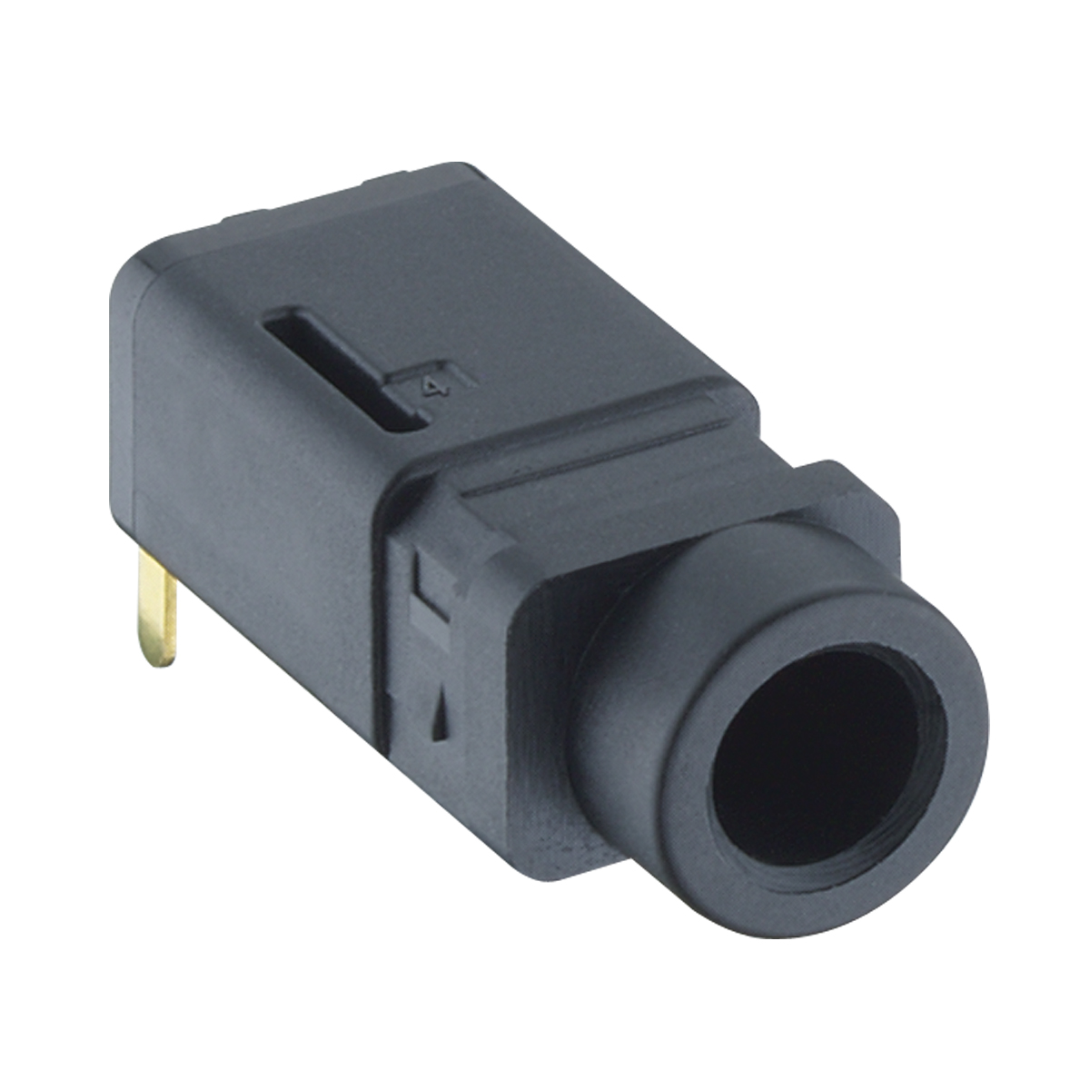 Lumberg-1503 16 Steckverbinder für Audio und Video Conn 3.5MM Stereo Jack F 4 POS 3.5mm Solder RA Thru-Hole 4 Terminal 1 Port