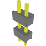 Conn Board Stacker HDR 2 POS 2.54mm Solder ST Top Entry Thru-Hole Bulk