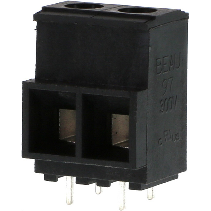 Molex-399700102 Steckverbinder, Klemmenblöcke Conn Eurostyle Block 2 POS 10.16mm Solder ST Thru-Hole 60A/Contact Eurostyle™