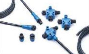 Amphenol-HPC-B-001 Productos, misceláneos NMEA 2000 Starter Kit, Basic Type, Plastic Thread, T-Connector x 2, Drop Cable(2M) x1, T-Cable x 1, Terminator Male x 1, Terminator Female x 1