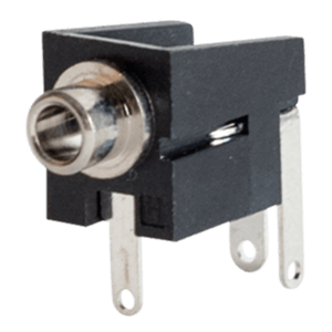 Same Sky (formerly CUI Devices)-MJ-2508N Connettore audio e video Conn 2.5MM Mono Jack F 2 POS Solder RA Thru-Hole 3 Terminal 1 Port