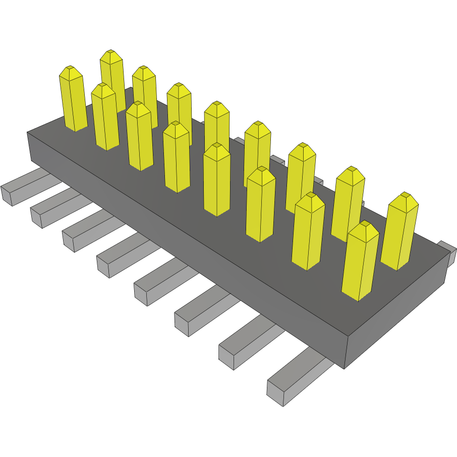 Samtec-FTS-108-03-F-DV-A Steckverbinderleisten und Leiterplattenbuchsen Conn Unshrouded Header HDR 16 POS 1.27mm Solder ST Top Entry SMD Tube