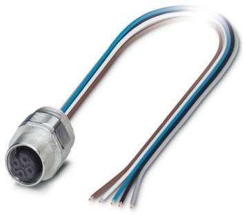 PHOENIX CONTACT-1671108 Andere Kabelbaugruppen Sensor/Actuator flush-type socket, 5-pos., M12, A-coded, front/screw mounting with Pg9 thread