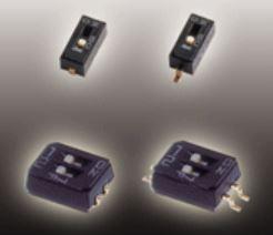 NIDEC Copal Electronics-CHS-01A1 Coulisse de commutateur Switch Slide OFF ON SPST Recessed Slide 0.1A 24VDC J-Lead SMD Bag