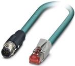 PHOENIX CONTACT-1407417 Andere Kabelbaugruppen Cable Assembly Cat 5 10m 26AWG M12 Circular to RJ-45 8 to 8 POS M-M