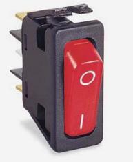 Bulgin Components PLC-C6000ALBB-1223W Wippschalter Switch Rocker ON OFF SPST Quick Connect Flat Rocker 20A 400VAC 1118.55VA