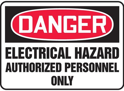 Panduit-PVS0710D7132 Étiquettes Labels Safety Sign Adhesive Vinyl Black/Red/White 177.8x254mm