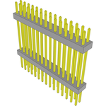 Conn Board Stacker HDR 30 POS 2mm Solder ST Top Entry Thru-Hole Bulk