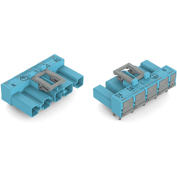 WAGO-770-3115/011-000 Embases de raccordement et réceptacles PCB Plug for PCBs, angled, 5-Pole, Cod. I