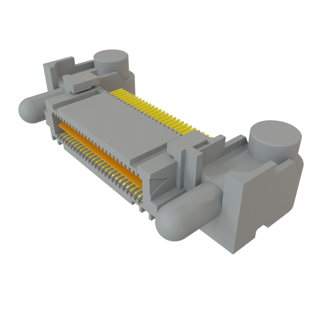 Samtec-QMS-026-01-H-D-RA-MG Cabezales del conector y receptáculos PCB Conn Micro High Speed Terminal Strip HDR 52 POS 0.635mm Solder RA Side Entry SMD/Thru-Hole Tray