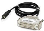 PHOENIX CONTACT-2814388 Andere Kabelbaugruppen Software adapter cable (Stereo jack connector/D-SUB 25-pos.), 1.2 m length, for programming MCR-T- ., MCR-S- . and MCR-f- . modules