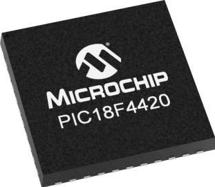 Microchip Technology-PIC18LF4420T-I/ML Microcontrollers - MCUs MCU 8-bit PIC RISC 16KB Flash 2.5V/3.3V/5V 44-Pin QFN EP T/R