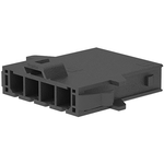 Conn Housing PL 4 POS 5.7mm Crimp ST Panel Mount Black Bag