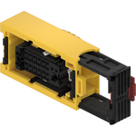 29 Way F CTS 1.2 2.8 MINI COAX Sealed Connector Yellow