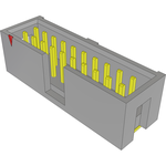 Conn Shrouded Header HDR 20 POS 2.54mm Solder RA Side Entry Thru-Hole Tube