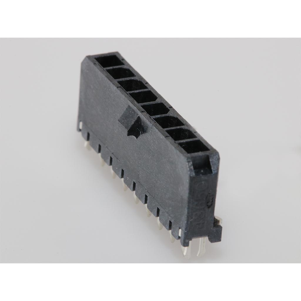 Molex-43650-0821 电源连接器 Conn Power M 8 POS 3mm Solder ST SMD 8 Terminal 1 Port Micro-Fit 3.0™ T/R
