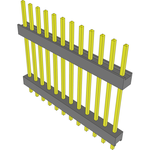 Conn Board Stacker HDR 12 POS 2.54mm Solder ST Top Entry Thru-Hole Bulk