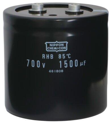 United Chemi Con-ERHB631LGC332MFC0U Kondensator, Aluminium Cap Aluminum Lytic 3300uF 630V 20% (89 X 120mm) Clamp Mount Screw 9A 2000h 85°C