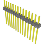 Conn Unshrouded Header HDR 14 POS 2.54mm Solder ST Top Entry Thru-Hole Bulk