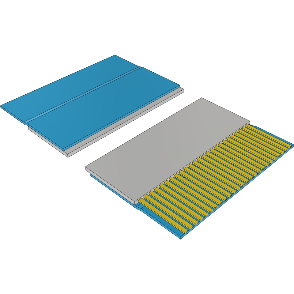 Samtec-FJH-25-R-05.00-4 Flachband Kabelbaugruppen Cable Assembly 0.12m 0.5mm 25 to 25 POS FFC to FFC Bulk